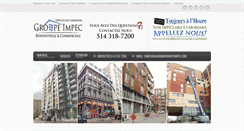 Desktop Screenshot of groupeimpec.com