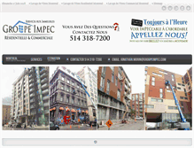 Tablet Screenshot of groupeimpec.com